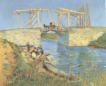 Vincent Van Gogh The Langlois Bridge at Arles (mk09) oil painting image